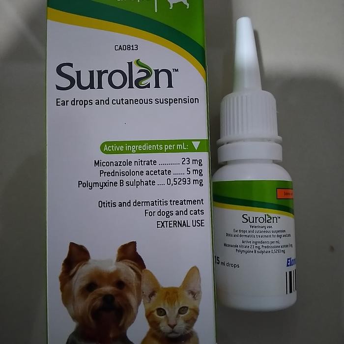 Terbaik Sorulan Ear Drops-Tetes Telinga Kucing-Tetes Telinga Anjing 100% Ori