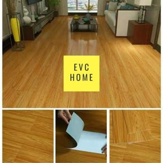 New EVCHOME 91,5CM x 15,2CM Foam Vinyl Sticker/Plafon PVC/ Vinyl Floor/ Wallpaper stiker lantai kayu