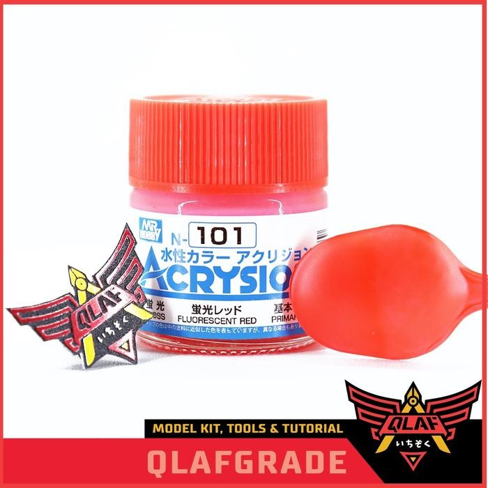 

MR ACRYSION FLUORESCENT RED N101 Cat gundam airbrush acrylic akrilik