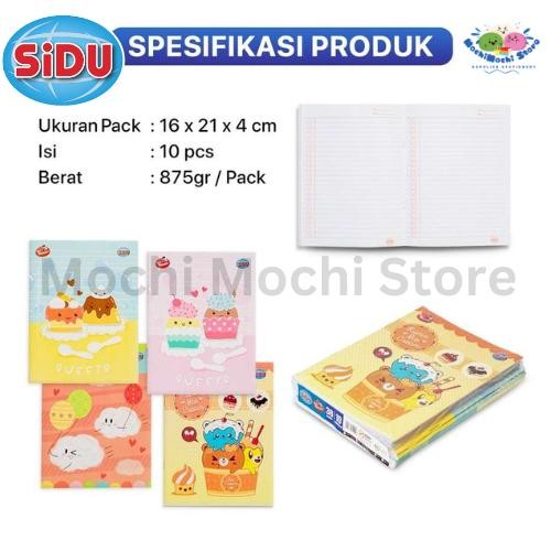 

New Buku Tulis Sidu 38 Lembar (Edisi Baru Skola) 1 Pack Isi 10 Buku Buku Tulis Kwarto Bintang Obor