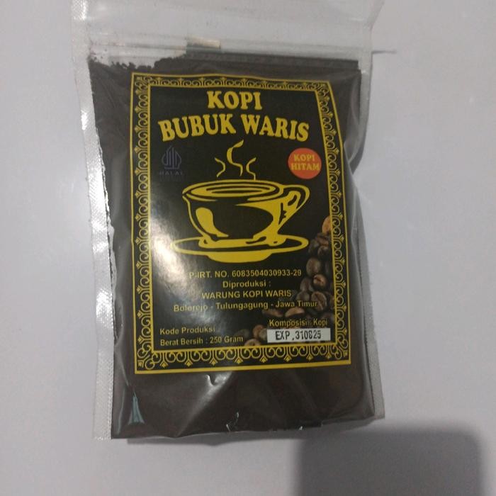 

TERLARIS Kopi bubuk oven "Kopi Bubuk Waris" varian kopi hitam READY STOCK