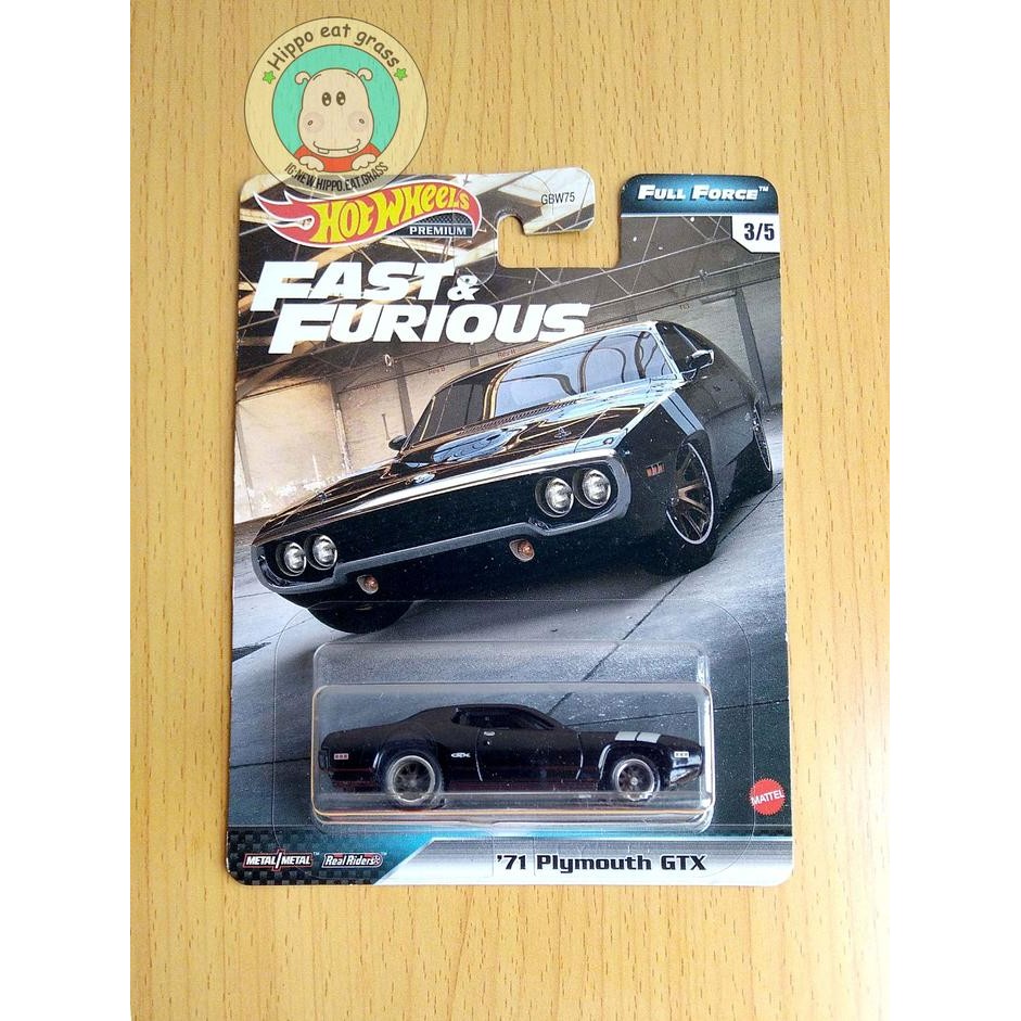Hot Wheels Hotwheels Fast & Furious Full Force 71 Plymouth GTX