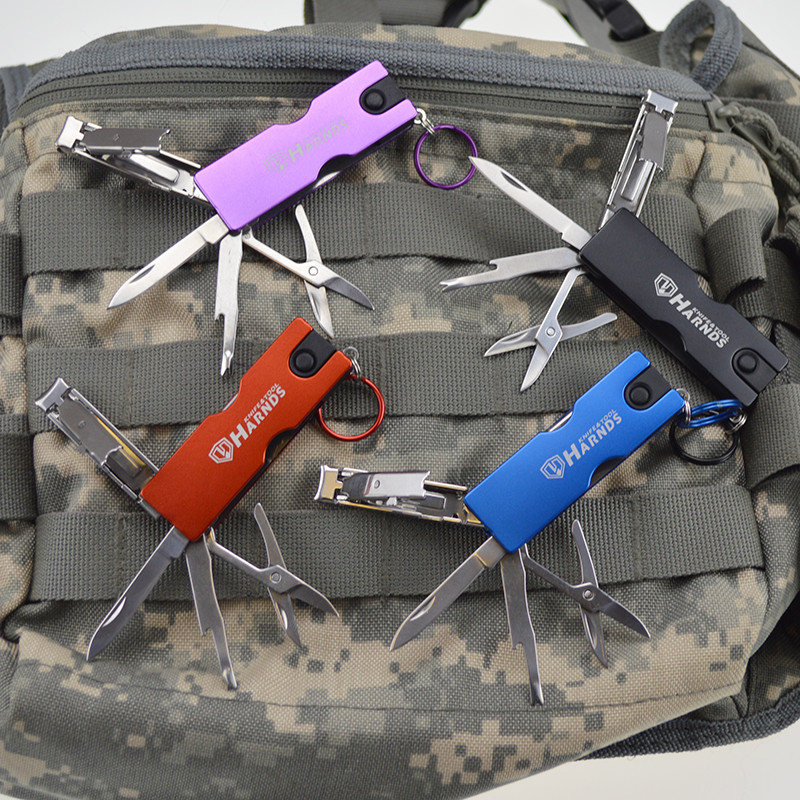 HARNDS MT7803 Multi EDC Tools with Knife + shovel + curette + nail