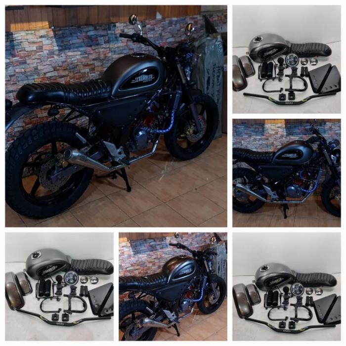 PAKET JAPSTYLE CB150R, CBR150 FULLSET PAKET SCRAMBLER CUSTOM COSTUM COSTUME KOSTUM KASTEM CASTEM