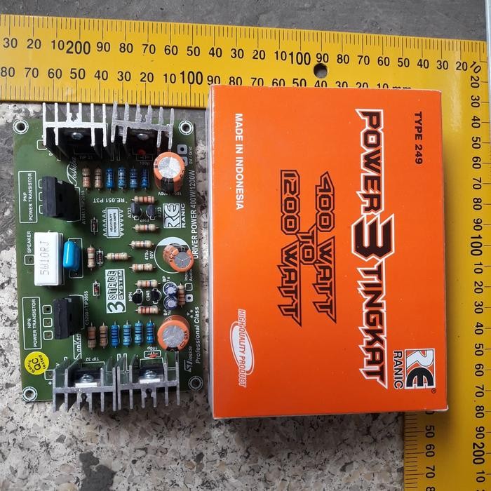 Pilihan- Kit Driver Power 3 Tingkat Ampli Rakitan Sound System Audio Amplifier