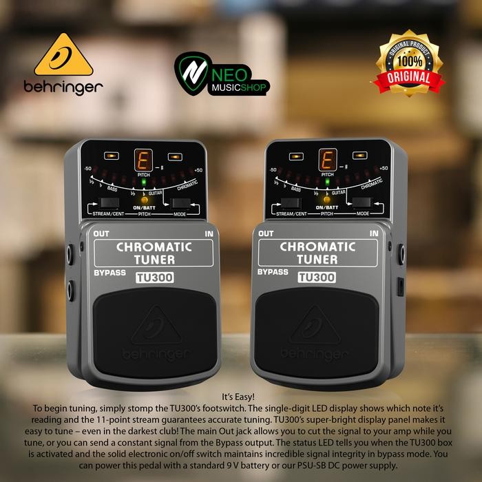 Behringer Tu300 Ultimate Guitar/Bass Tuner