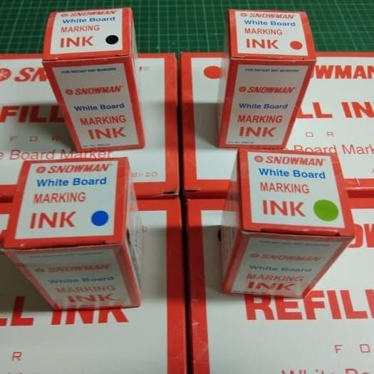 

New Refill ink non permanent snowman.