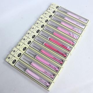 Pilihan- Tulip - Hakpen (Alat/Jarum Rajut) Tulip Etimo Pink - Silver / Etimo Rose Crochet Hooks