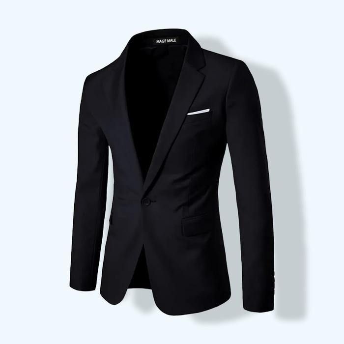 ORIGINAL Jas Blazer Pria Premium Jas Formal Jas Nikah Pria Warna Hitam READY STOCK