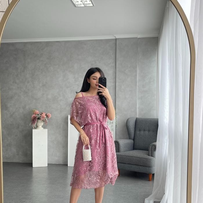 Pilihan- Missnomi - Brielle Vol 2 Dress / Dress Wanita / Dress Pesta / Brokat Kondangan 2023 /