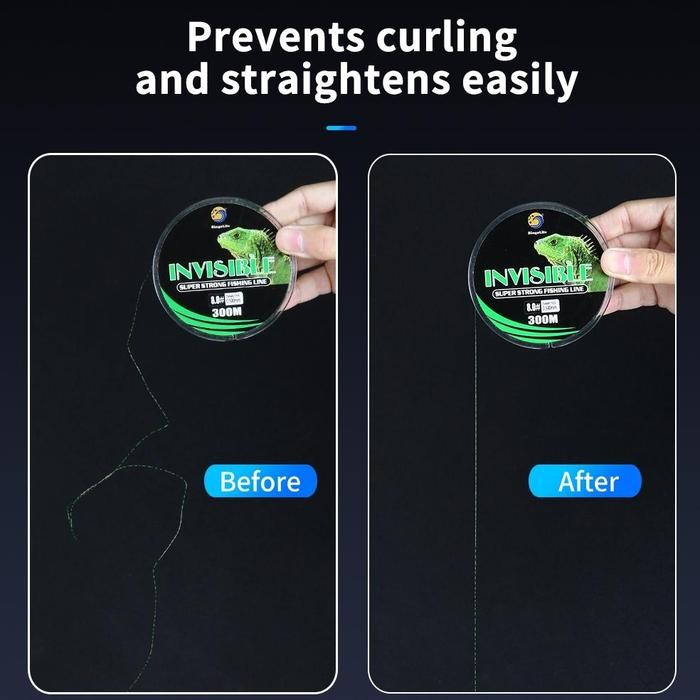 BARU Senar Pancing Speckle 300m Senar Kecil Kuat Anti Keriting 15kg Alat Pancing Senar Bunglon