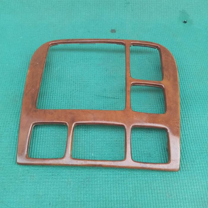 Frame Panel kayu Head Unit Mercy W220 S430 S 500 ORI bekas copotan