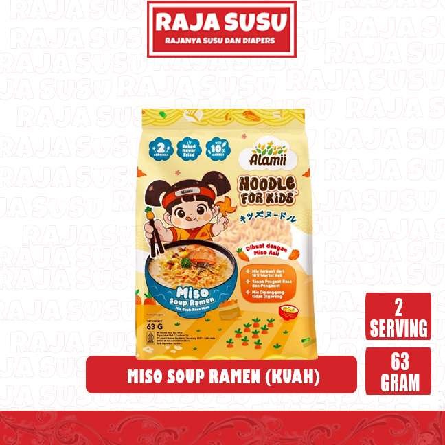 

ALAMII MISO SOUP RAMEN 63GR - RAJA SUSU