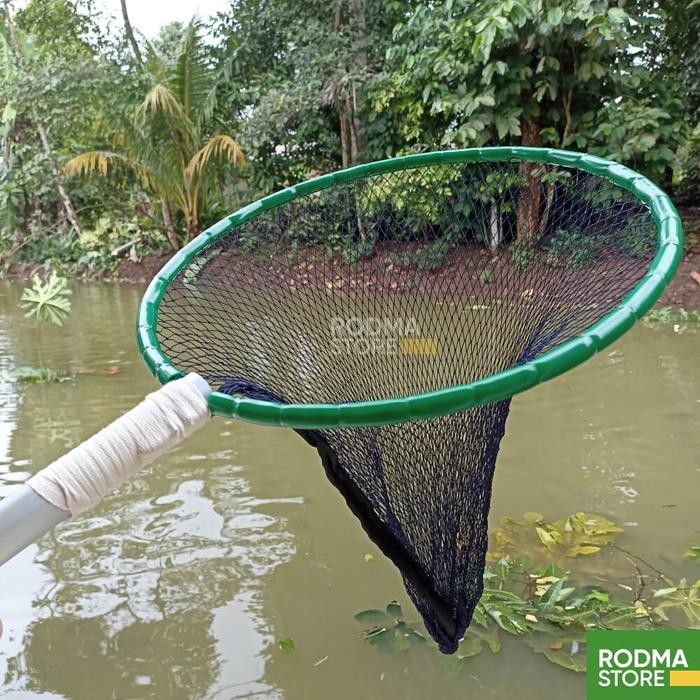 Terbaru Serok Serokan Ikan Besar Nilon Noklis Tebal Cm Jaring Lamit Lele Gurami Gurame