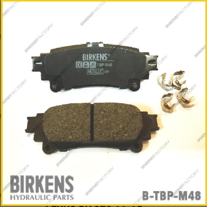 Paling Berkualitas Birkens Brake Pad Kampas Rem Belakang Sienta 16-On Lexus Rx270 11-15 Terlariss 