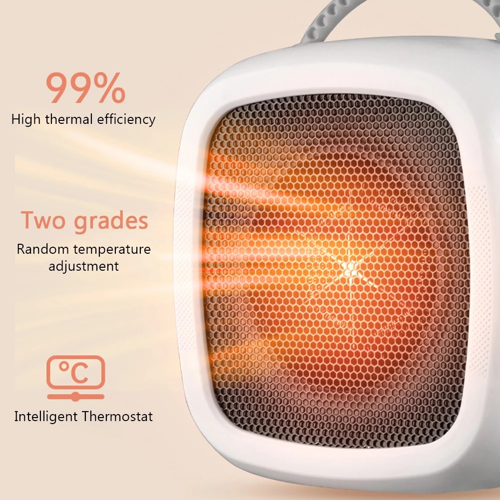 Mini Hand Warmer 500W Fast Heating 220V Portable Heater Desktop Heater Household Desktop Winter Heat