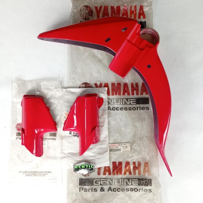 Slebor Spakbor Depan Tutup Shock Vega R Jupiter Lama Merah Original