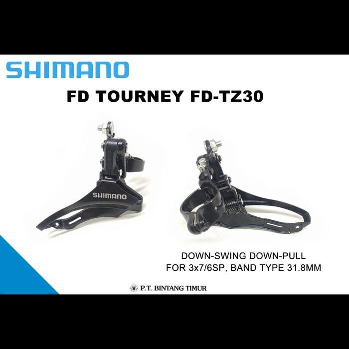 FD FRONT DERAILLEUR SHIMANO TOURNEY TZ30 TARIKAN BAWAH MTB FEDERAL