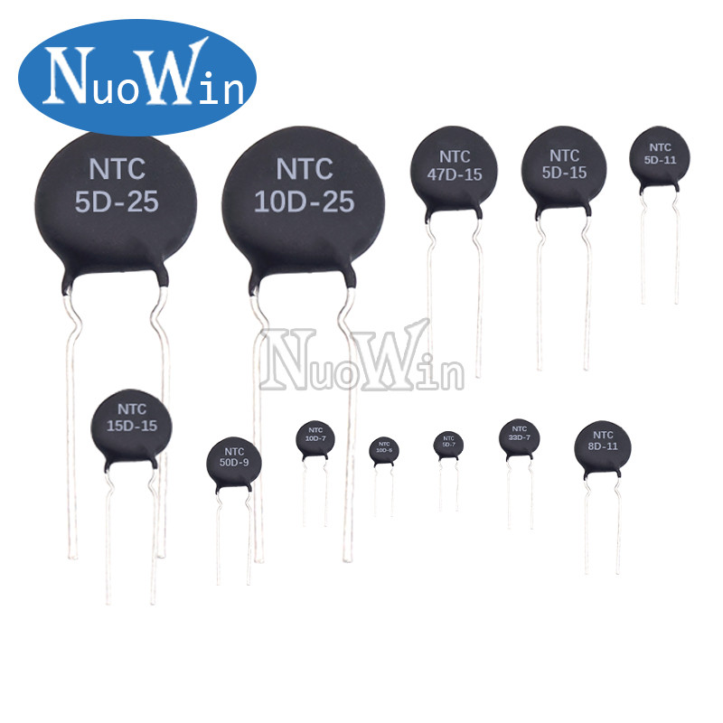 IMPORT 10pcs Thermal Resistor NTC 3D-9 5D-9 5D-11 5D-15 8D-11 8D-20 10D-7 10D-9 10D-11 10D-13 10D-15
