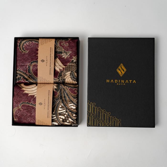 Hampers Premium / Kado / Gift Box - Kain Batik Couple Semi Sutra Hadinata Batik
