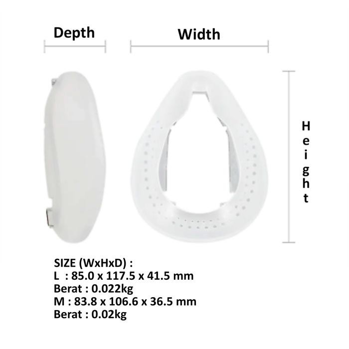 LG PWKSMG01 Puricare Face Guard Gen 2 - AP551AWFA / AP551ABFA SIZE M