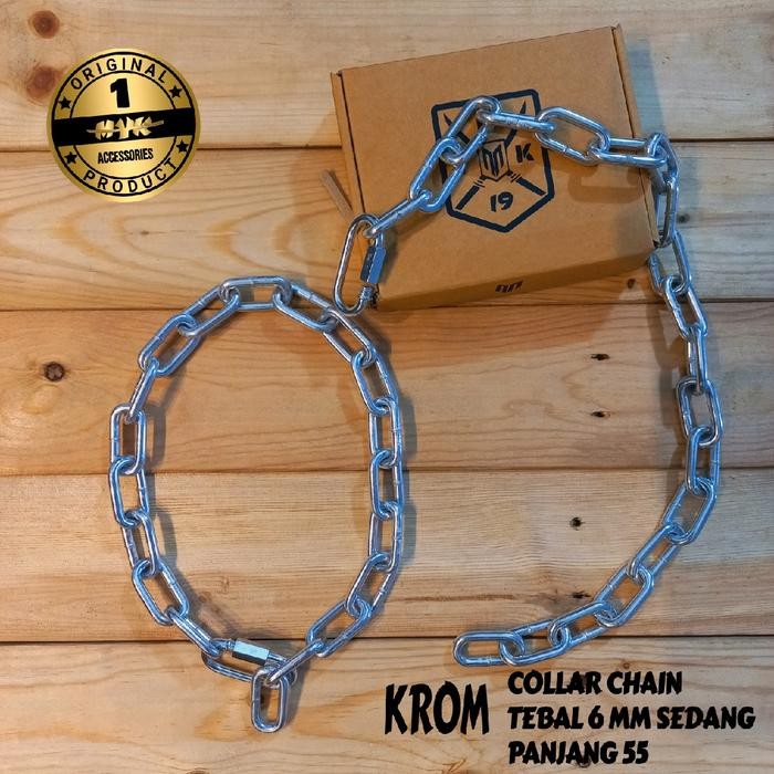 Rantai Kalung Krom Anjing Besar Promo 