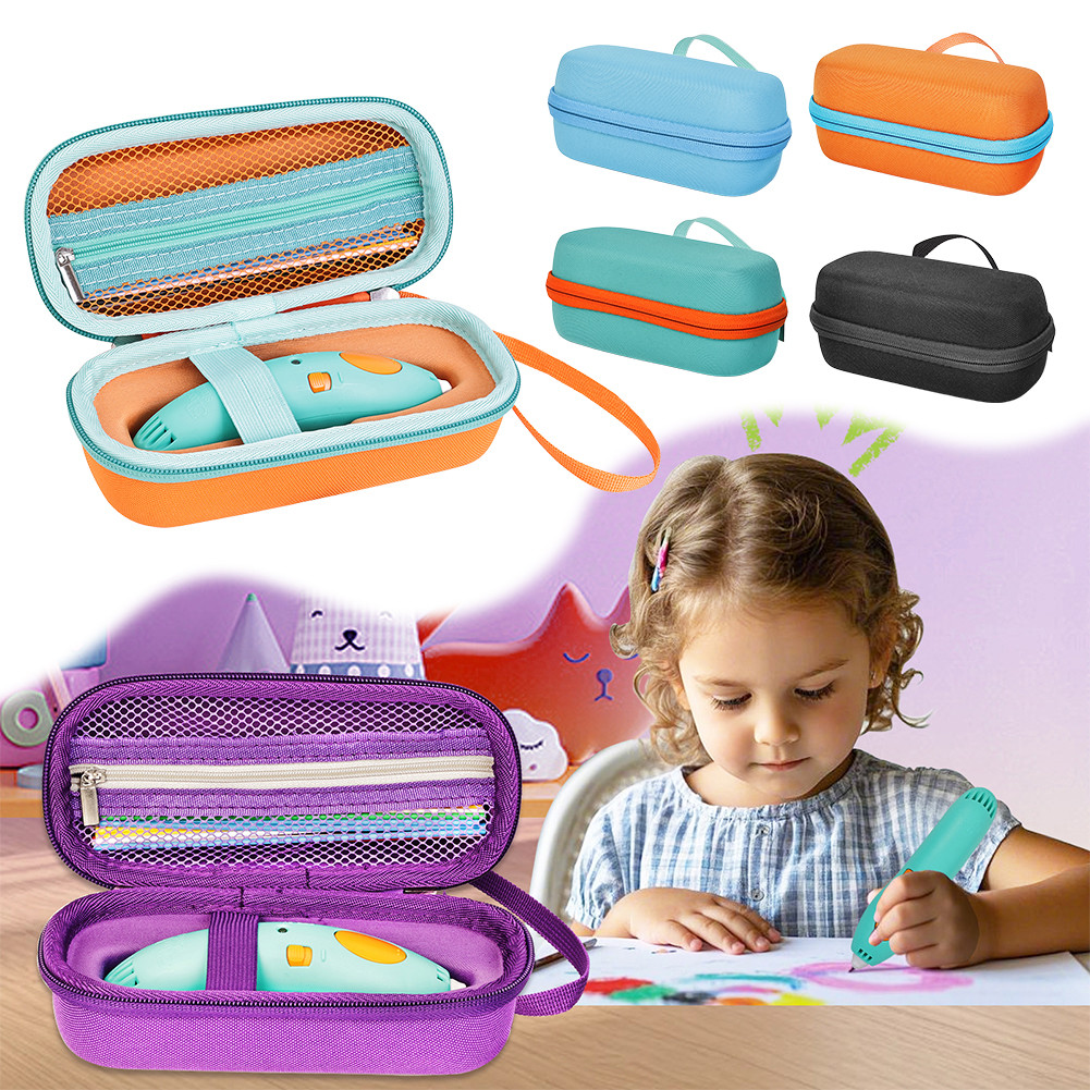 Hard Carrying Case for 3Doodler Start+ Essentials (2024) 3D Pen Set Hard Travel Case Shockproof