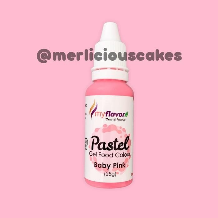 kp64- Baby Pink Pastel Gel My Flavor Food Color Food Colour Pewarna Makanan