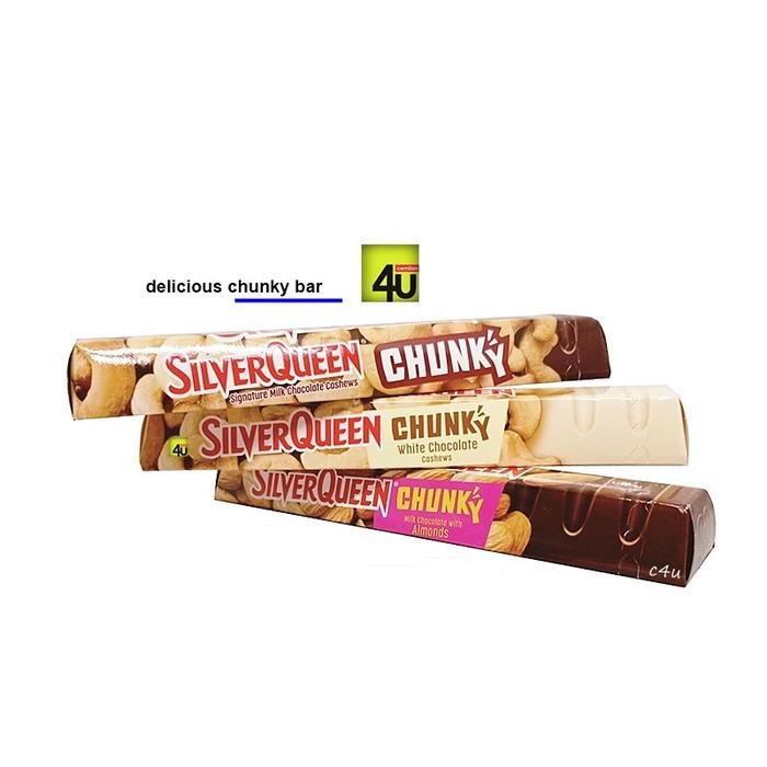 Lansungkirim- Silver Queen - Chunky Chocolate Bar - Besar
