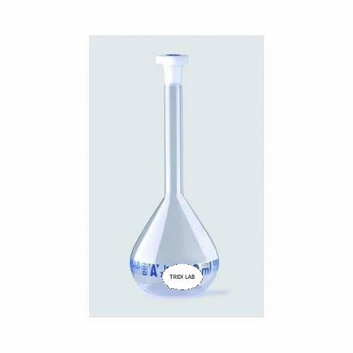 Volumetric Flask Class A 200 Ml Blue Scale Germany - Labu Ukur 200Ml