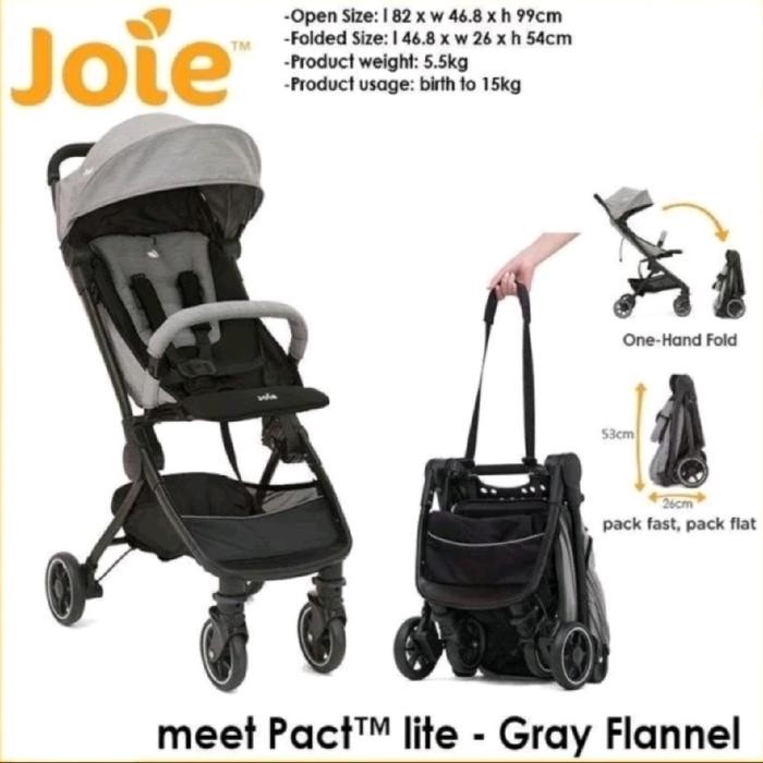 Baby Stroller Joie pact lite / Kereta Dorong Bayi Joie Pact Lite / Stroller Bayi Joie pact lite