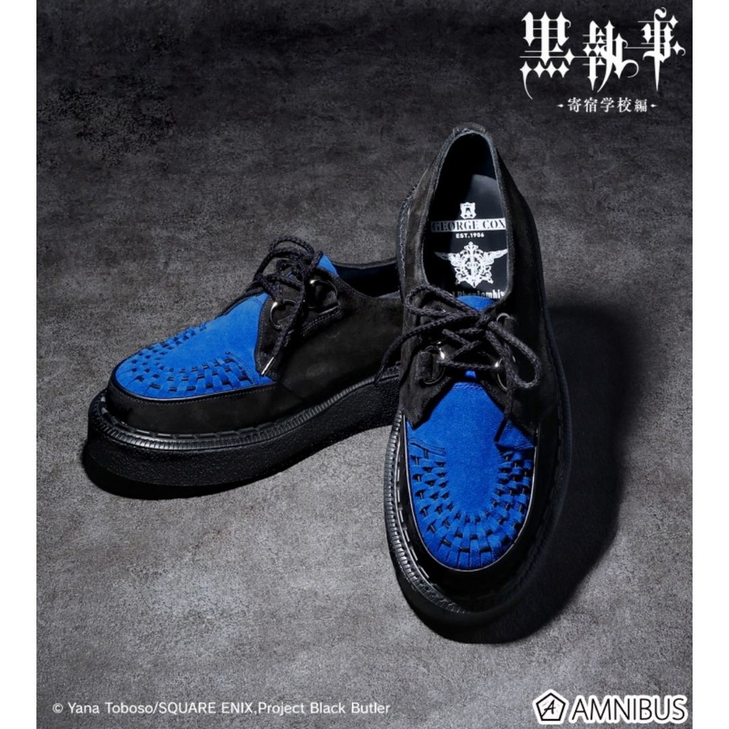 [PO] George Cox Black Butler Boots Ciel Phantomhive Skipton 3588 Collaboration POTJ [WAJIB TANYAKAN 