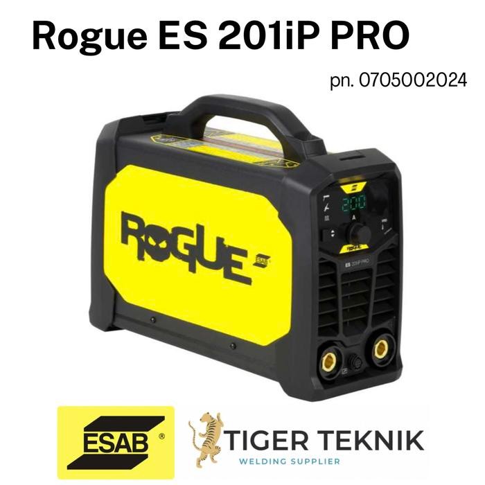 Hemat Esab Rogue Es 201Ip Pro Pn 0705002024 Mesin Las Inverter Mma Tig 200A / Es201Ip Pro / Es