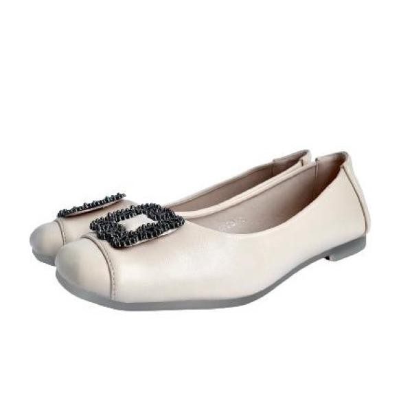 READY ELLORA EG-2020 Sepatu Flatshoes Wanita Kerja Import Premium Original Black Shoes connection