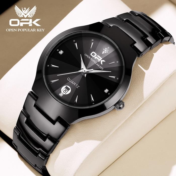 rv45- Opk Jam Tangan Pria Original Cowok Analog Anti Air Bisnis Kuarsa Jam Tahan Air Arloji