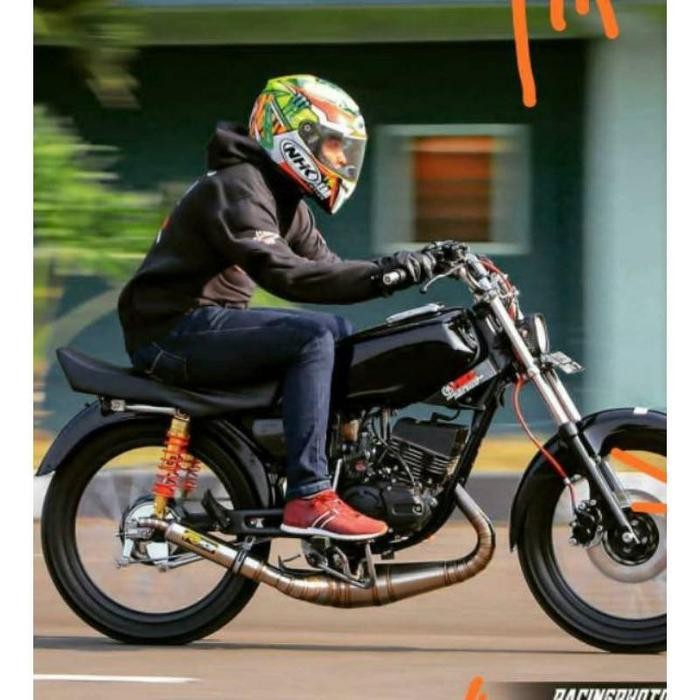 TERMURAH knalpot RX king kolong cobra RX spesial merek rcb Bulat Foto Motor Motorcycle READY STOCK