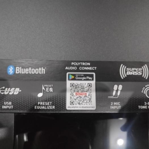 POLYTRON PAS8E12 Radio FM Bluetooth Active Speaker PAS 8E12