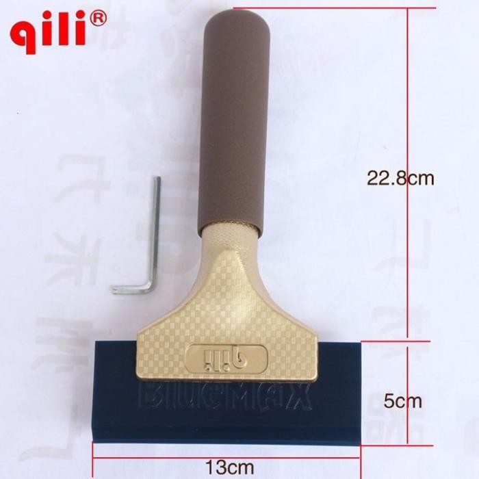 Ready UI QH02 Serutan BLUEMAX gagang panjang : Kape ; Alat Kaca Film ; Squeegee ; Scrap ; Alat
