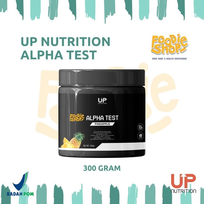 ORIGINAL  UP Nutrition Turkesterone Alpha Test 300 Gram 40 Serving Testo Booster