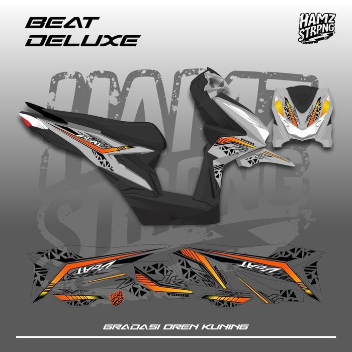 Striping Transparan Beat Deluxe 2020-2024 Motif Segitiga Hits Warna