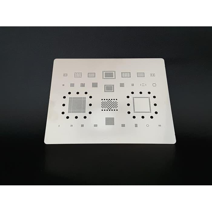 75091 Alat Cetak IC BGA Amaoe iPhone 6S/6SP-A9 & CPU 0.12MM Bahan Jepang Lubang Kotak Original