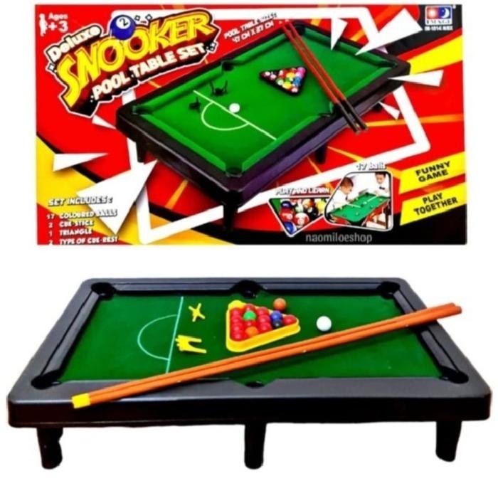 Mainan anak Billiard mini table billiard Toys Plastik Bola
