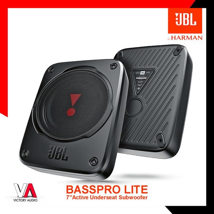Subwoofer Aktif Kolong Jok Audio Mobil JBL BASSPRO LITE 7" Underseat Active Sub Built in Power Amp