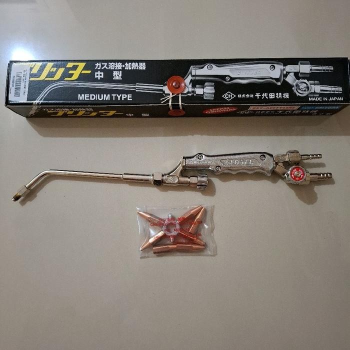 GLITTER GAS WELDING TORCH SET MW ACETY CHIYODA ORIGINAL #CH0000198