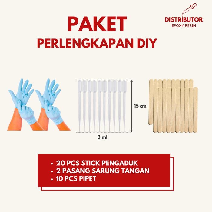 6qq9- Paket Perlengkapan Diy Art Resin