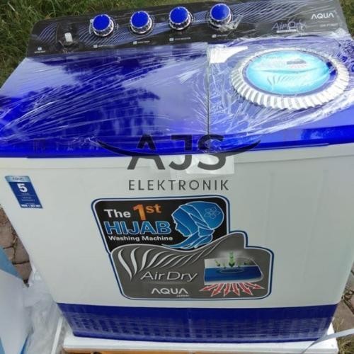 Mesin Cuci Aqua QW 1250 XT / Mesin Cuci 2 Tabung 12 Kg