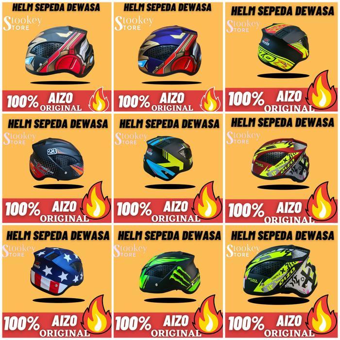 Helm Sepeda Aizo Helm Sepeda Mtb Helm Sepeda Lipat Helm Sepeda Motif Terbaru 