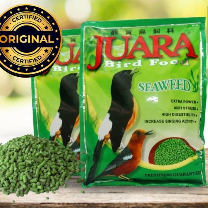 JUARA JAPFA SEAWEED MINI PELET PAKAN BURUNG MURAI ANIS PJBFSJF