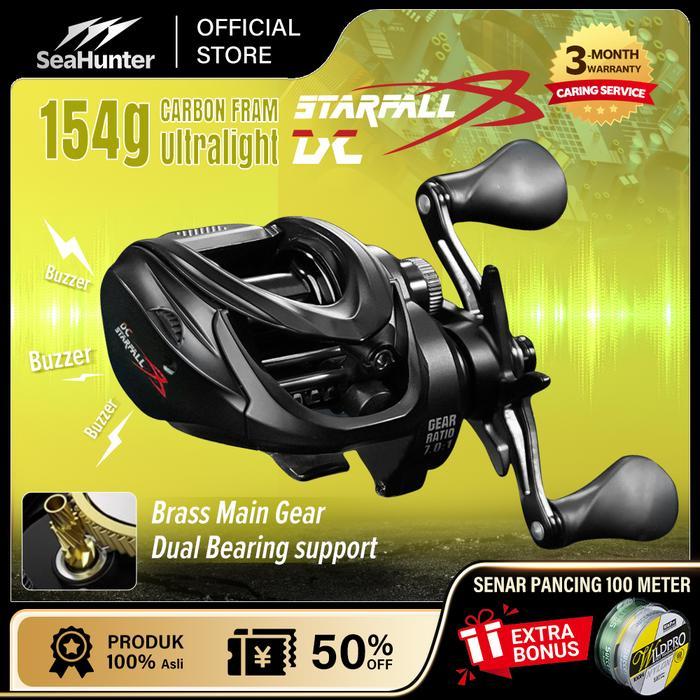 Sale Seahunter Starfall Dc Reel Bc Buzzer Digital Control System Baitcasting Reel Pancing Dengan