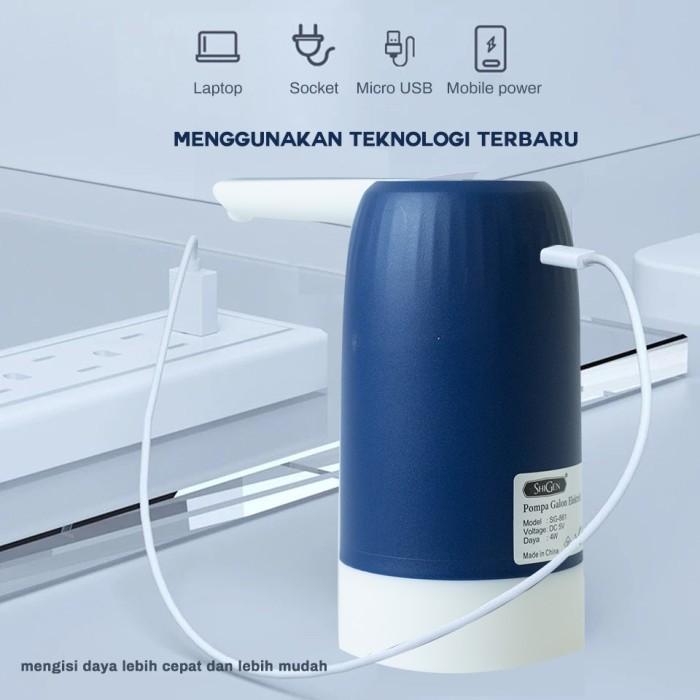 Shigen Pompa Galon Elektrik Premium Automatic Hydropump Sg-881 Terlaris